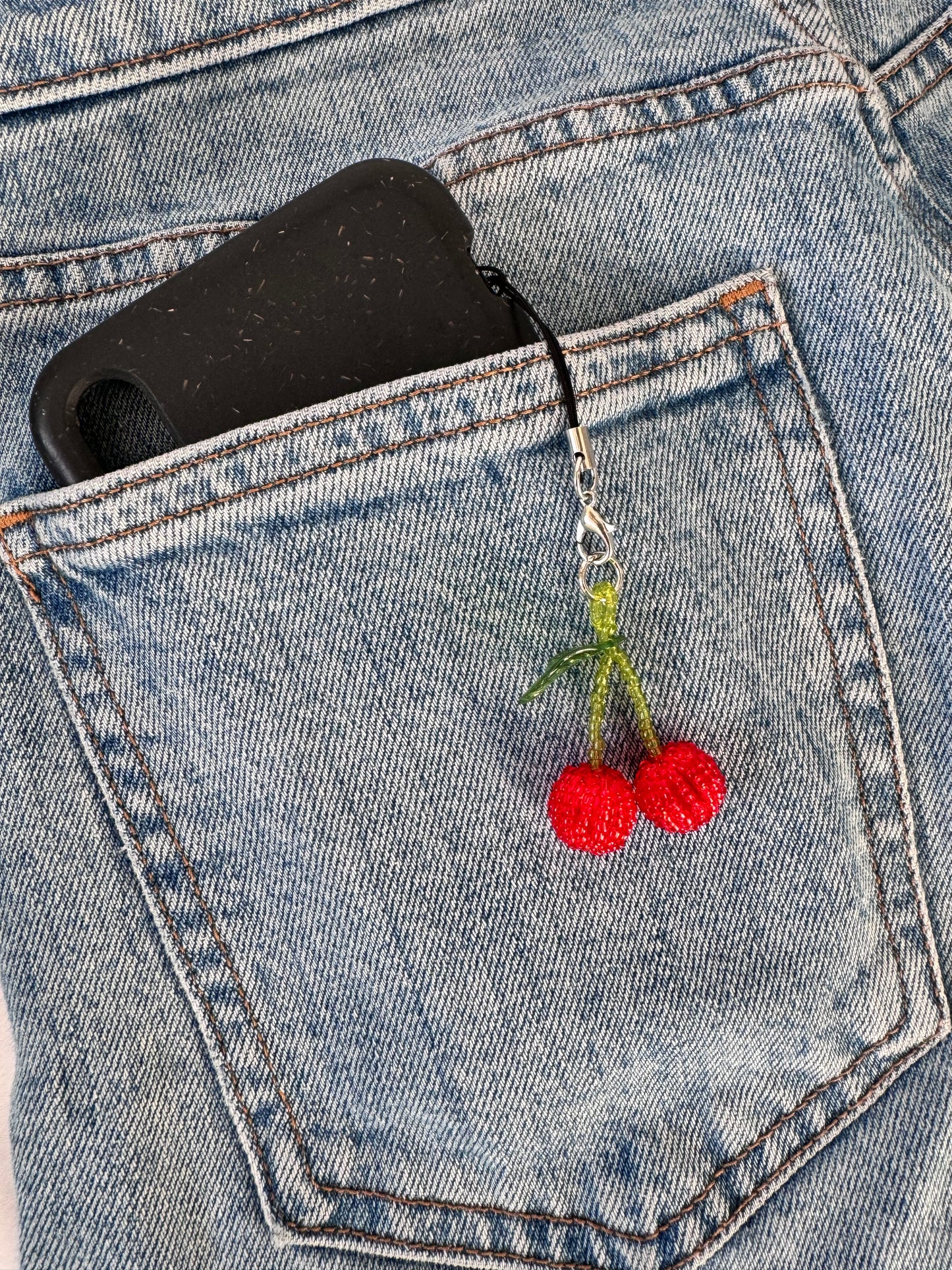 Sweet Cherry Phone Charm🍒 🖤