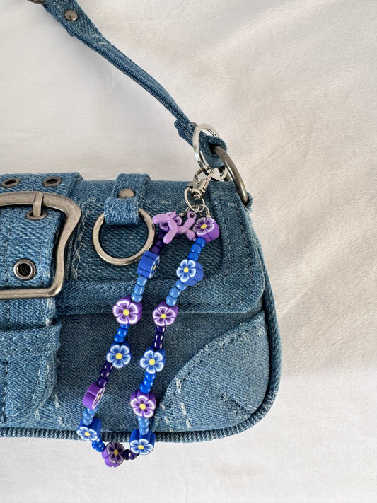 Purple Bloom Keychain 💙💜