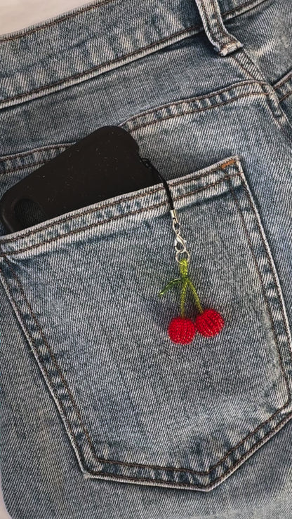 Sweet Cherry Phone Charm🍒 🖤